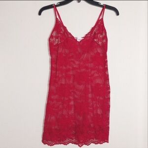 Victoria's Secret Scarlet Lace Slip